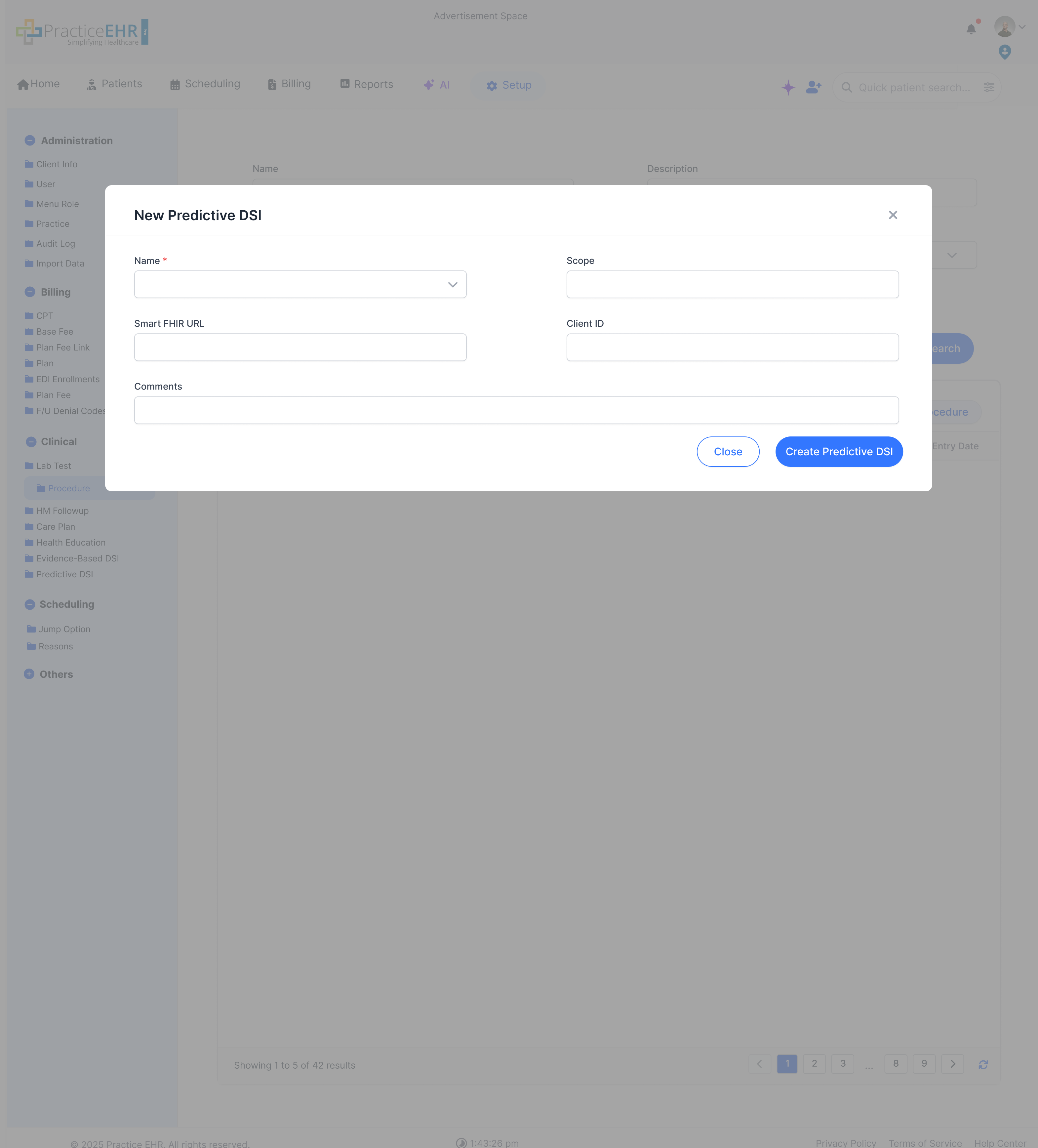 Create predictive DSI screen